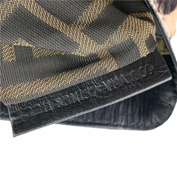 FENDI Zebra-Print Calf Hair Bag Du Jour - Picture 13 of 16